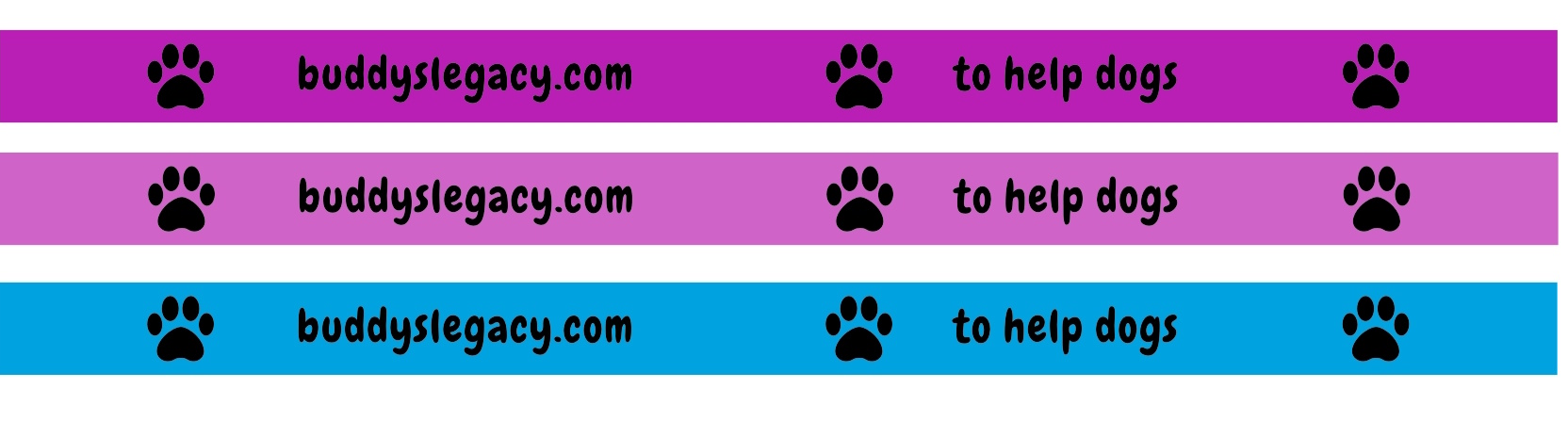 Pulseiras do Buddy's Legacy